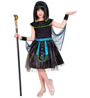 Egyptian Queen  Dress With Cape, Bracelets 