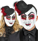 Commedia Dell'Arte Bleeding Man Mask With Hat