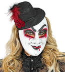Commedia Dell'Arte Bleeding Man Mask With Hat