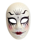 Commedia Dell'Arte Cracked Woman Mask