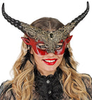 Theatrical Red Devil Eyemask