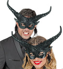 Theatrical Black Devil Eyemask