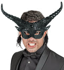 Theatrical Black Devil Eyemask