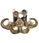 Theatrical Gold Ram Eyemask