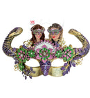 Theatrical Ram Eyemask With Flowers