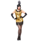 Roaring 20S Flapper  Dress, Headband With Feather 