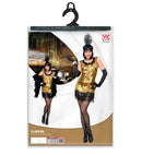 Roaring 20S Flapper  Dress, Headband With Feather 