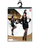 Roaring 20S Flapper  Dress, Headband With Feather 