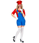 Super Plumber  Jumpsuit, Hat 