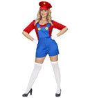 Super Plumber  Jumpsuit, Hat 