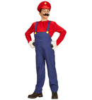 Super Plumber  Overalls, Shirt, Hat 