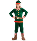 Santa'S Little Helper Elf  Coat, Pants, Shoe Covers, Hat With Ears 