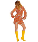 The 70S Groovy Style - Rhombus  Dress 