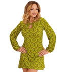 The 70S Groovy Style - Wallpaper  Dress 