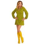 The 70S Groovy Style - Wallpaper  Dress 
