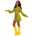 The 70S Groovy Style - Wallpaper  Dress 