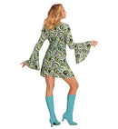 The 70S Groovy Style - Waves  Dress 