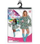 The 70S Groovy Style - Waves  Dress 