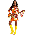 The 70S Groovy Style - Tubes  Dress 