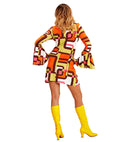 The 70S Groovy Style - Tubes  Dress 
