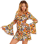 The 70S Groovy Style - Bubbles  Dress 