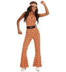 The 70S Groovy Style - Rhombus  Jumpsuit 