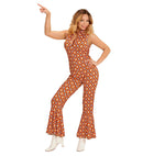 The 70S Groovy Style - Rhombus  Jumpsuit 