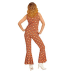 The 70S Groovy Style - Rhombus  Jumpsuit 