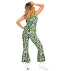 The 70S Groovy Style - Waves  Jumpsuit 