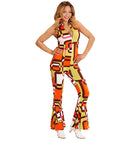 The 70S Groovy Style - Tubes  Jumpsuit 
