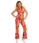 The 70S Groovy Style - Orchid  Jumpsuit 