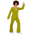 The 70S Groovy Style - Wallpaper Circles  Jacket, Pants 
