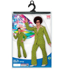 The 70S Groovy Style - Wallpaper Circles  Jacket, Pants 