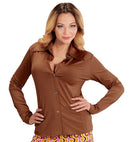 The 70S Groovy Style - Brown Shirt 