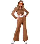 The 70S Groovy Style - Brown Shirt 