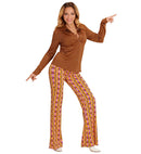 The 70S Groovy Style - Brown Shirt 