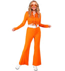 The 70S Groovy Style - Orange Shirt 
