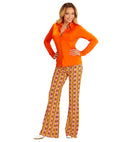 The 70S Groovy Style - Orange Shirt 