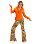 The 70S Groovy Style - Orange Shirt 