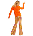 The 70S Groovy Style - Orange Shirt 