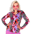The 70S Groovy Style - Pink Tiny  Bubbles Shirt 