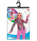 The 70S Groovy Style - Pink Tiny  Bubbles Shirt 