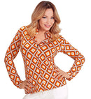 The 70S Groovy Style - Rhombus Shirt 