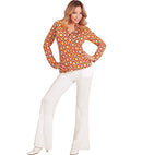 The 70S Groovy Style - Rhombus Shirt 