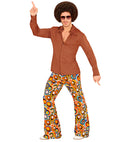 The 70S Groovy Style - Brown  Shirt  
