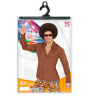 The 70S Groovy Style - Brown  Shirt  