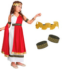 Roman Empress Costume for Girls Image 2