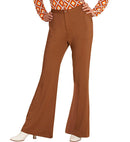 The 70S Groovy Style -  Brown  Pants 