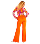 The 70S Groovy Style -  Orange  Pants 