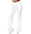 The 70S Groovy Style - White  Pants 